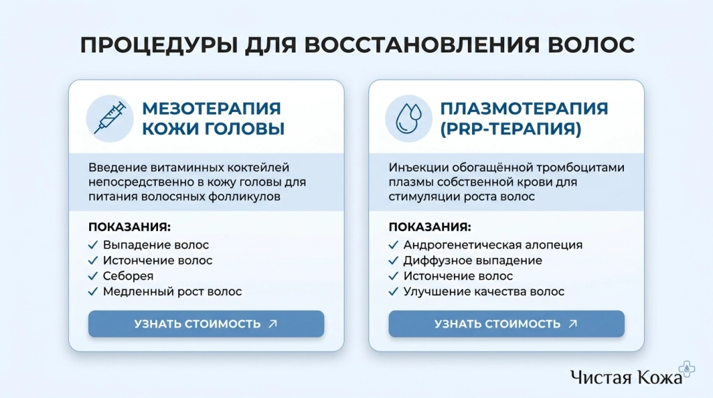 Плазмотерапия (PRP-терапия)